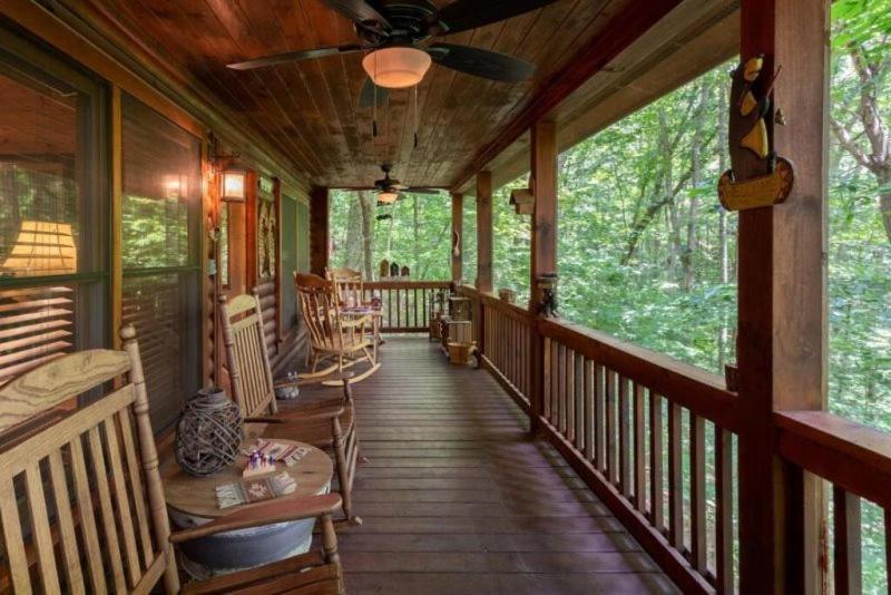 Mountain Spirit Cabin - Fireplace And Hot Tub Villa Blue Ridge Luaran gambar