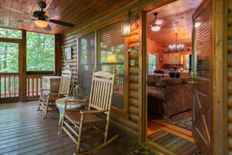 Mountain Spirit Cabin - Fireplace And Hot Tub Villa Blue Ridge Luaran gambar
