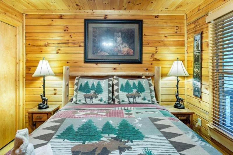 Mountain Spirit Cabin - Fireplace And Hot Tub Villa Blue Ridge Luaran gambar