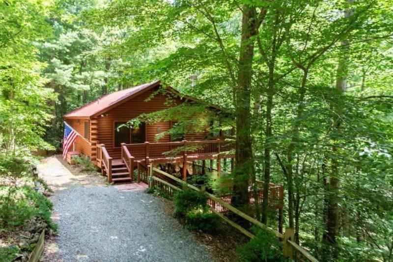 Mountain Spirit Cabin - Fireplace And Hot Tub Villa Blue Ridge Luaran gambar