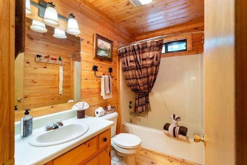 Mountain Spirit Cabin - Fireplace And Hot Tub Villa Blue Ridge Luaran gambar